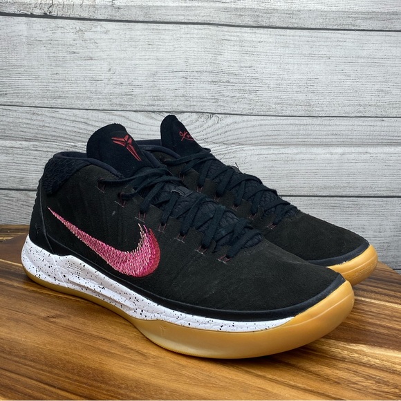 Nike Kobe Mamba A.D. Mid Black Pink Gum Basketball Shoe 922482-006 Men’s 12 - Picture 3 of 12